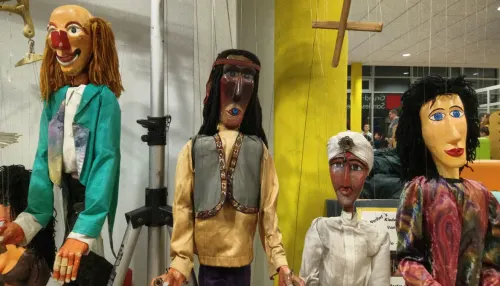 Marionetten bei unserem "Zauberhaften Nachmittag" für Kinder
