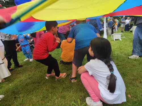 Kinder beim Sommerfest
