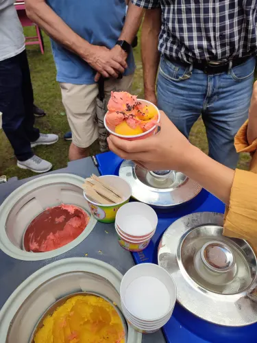 Eis für die Gäste unserer Feste