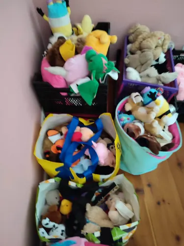 Stofftiere spenden Trost