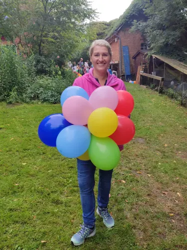 Luftballons beim Sommerfest